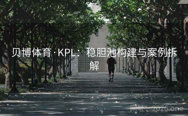 贝博体育·KPL：稳胆池构建与案例拆解