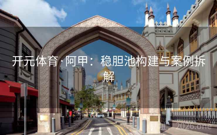 开元体育·阿甲：稳胆池构建与案例拆解