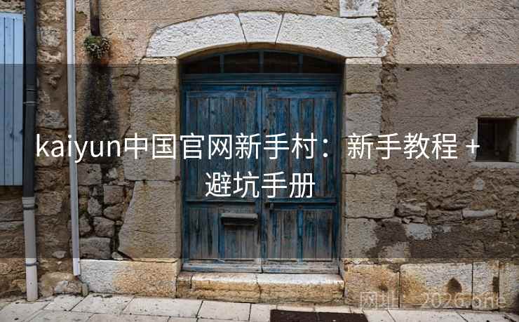 kaiyun中国官网新手村:新手教程 + 避坑手册 第1张 kaiyun中国官网新手村:新手教程 + 避坑手册 第1张